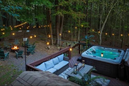 Gouldsboro House | Mountain Lake Hideaway- Hot Tub, Game Room, & Bar!