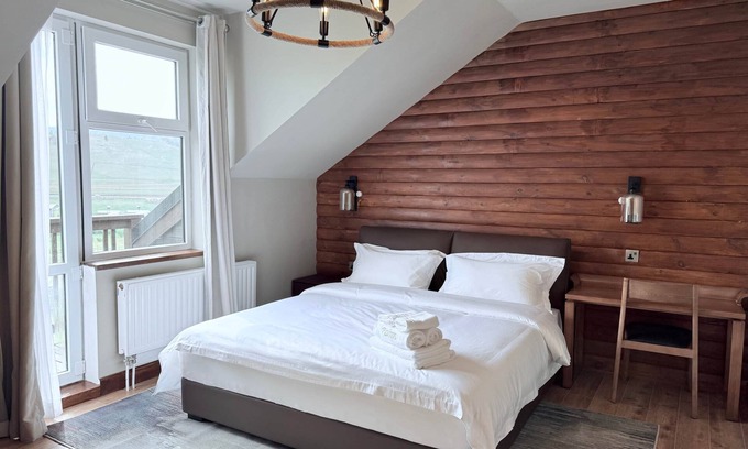 Ulaanbaatar House | Mountain View Queen Room with Balcony