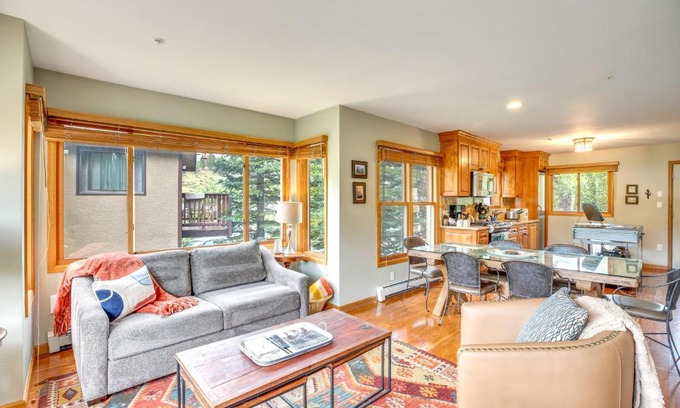 Mountain Village House | Mountain Village Home Steps to Ski Lift and Shuttle!