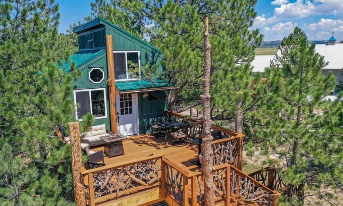 Larkspur Cabin | Mountainside Tree House Retreat