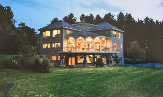 Shattuckville House | Mountaintop Modern Home, spacious living areas, outdoor venues & lovely vistas