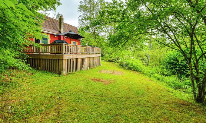 Long Eddy Cabin | Mtn-View Deck & Grill: Creekside Catskills Cabin!