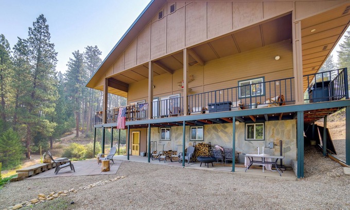 Garden Valley House | Mtn-View Oasis w/Pool Access in Garden Valley