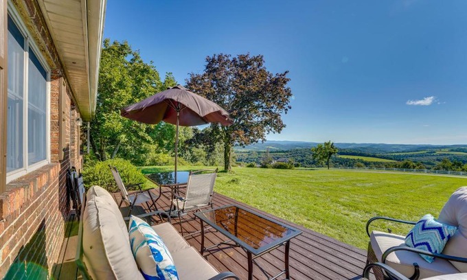 Muncy House | Muncy Vacation Rental with Deck and Views