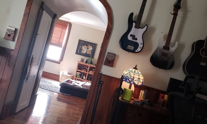 Nims Apartment | Musical Themed Duplex with Muskegon Lake Views