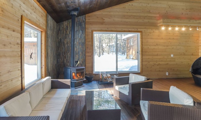 Lake of Bays Cottage | Muskoka Forest Chalet with a Private Indoor Pool