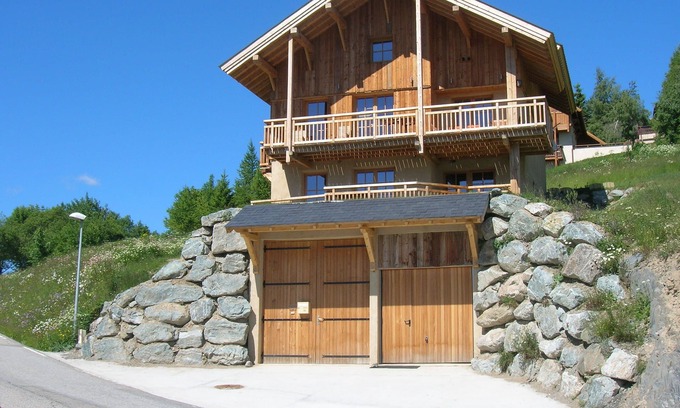 Villard-Reculas Ski Chalet | MUST: Chalet1610 sq.ft, 180°panorama, sauna&hammam, family&friends, ski AlpeHuez