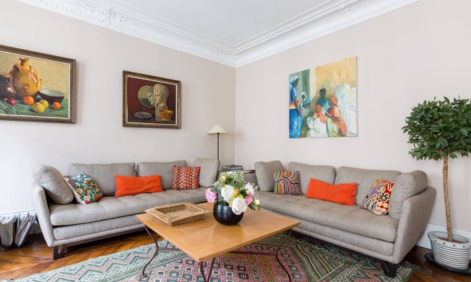 Batignolles Apartment | Muted Beauty in Batignolles, by Veeve