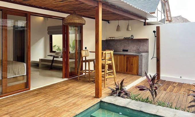 Pecatu House | Muzeum Villas: 1 Bedroom, 1 Bathroom, Wi-Fi, Kitchen, Private Pooln