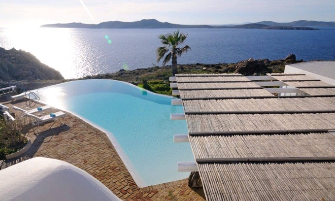 Agios Ioannis Villa | My Rental Homes - Villa Delos 80 meters from the sea, with pool and sea view