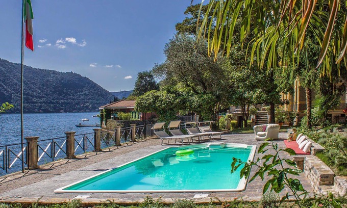 Moltrasio Villa | My Rental Homes - Villa Virgina with direct access to the lake from private dock
