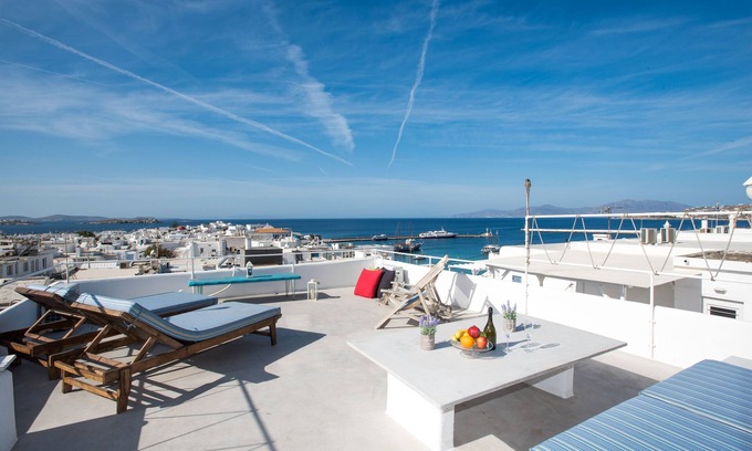 Mykonos House | Mykonos Town Panorama with Private Terrace