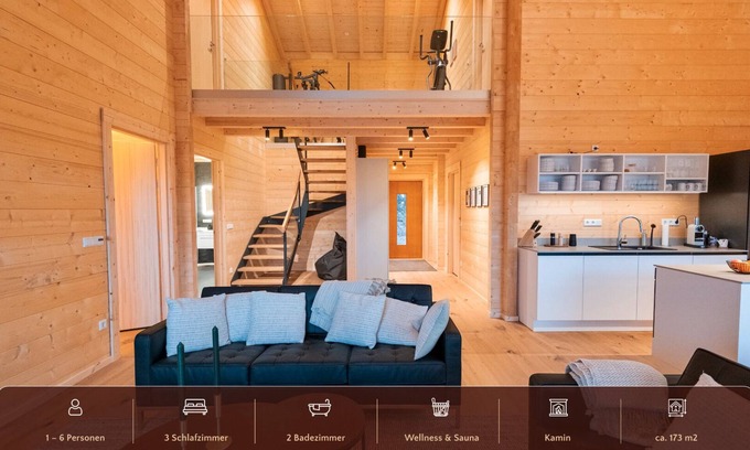 Steinborn Ski Chalet | Nature and luxury in the Volcanic Eifel for the whole family!
