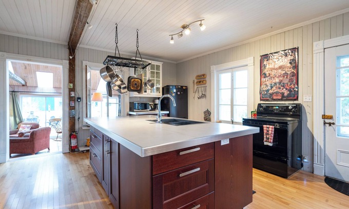 Mauricie House | Nature Haven w/Fireplace, Hiking Trails, and Relaxing Spa | Near Mauricie Park