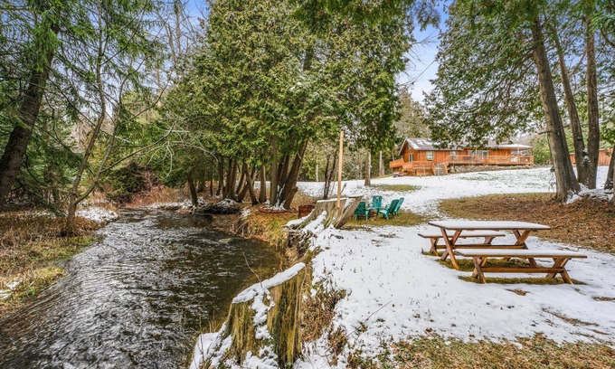 Caledon Cabin | Nature Retreat: Serene water stream, BBQ, Firepit