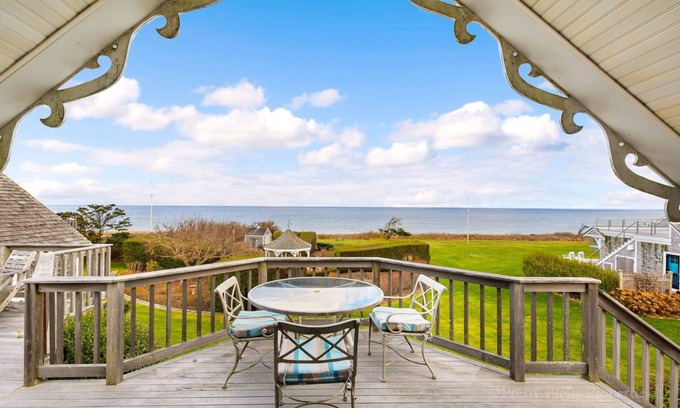East Orleans House | Nauset Garden: 043-ON Atlantic Ocean Views, Private Steps to Nauset Beach