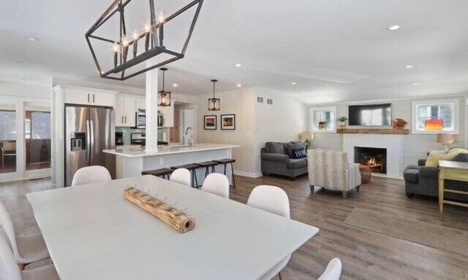 Indian Hills House | Nautical Nest |Rentals by the Month |Lake Access |Dogs Permitted |3 Seasons Room |Yard w/Fire Pit