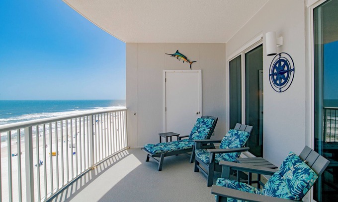 Gulf Shores Condo | "Nautical Retreat" A Luxury Beachfront Condo just steps from the beach!