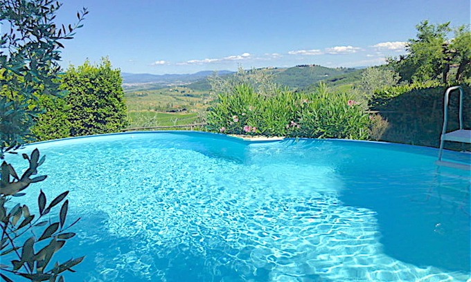 Vitolini Apartment | NEAR FLORENCE APARTMENT IN VILLA WITH GARDEN AND PRIVATE SWIMMING POOL