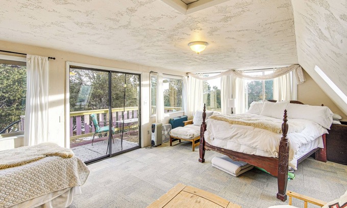 Baca Grande Apartment | Near Hiking: Tranquil Crestone Studio w/Deck!