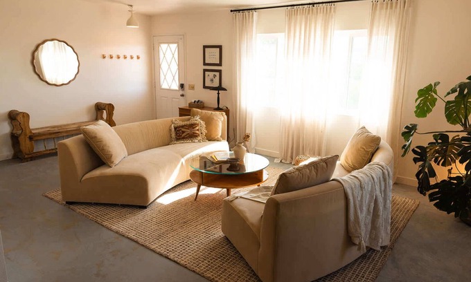 Indian Cove House | Near Indian Cove & JTNP, Outdoor Lounge, + FirePit