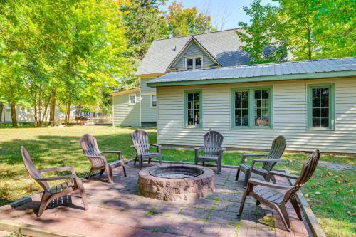 Boyne City House | Near Lake Historic Boyne City Home with Fire Pit!