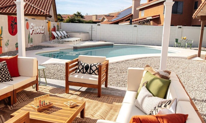 Paradise Valley Village House | Near Scottsdale|Heated Pool+Hot Tub|Game Room