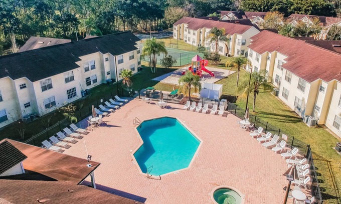 Kissimmee Condo | ​Near Theme Parks! Potter's Castle! Gorgeous, 3 BR's, Sleeps 8, Pool!