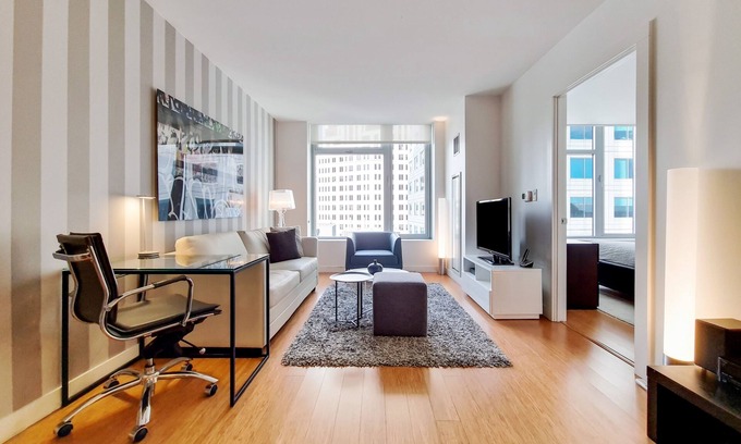 Chinatown Apartment | Neatly Designed One Bedroom near Boston Harbor