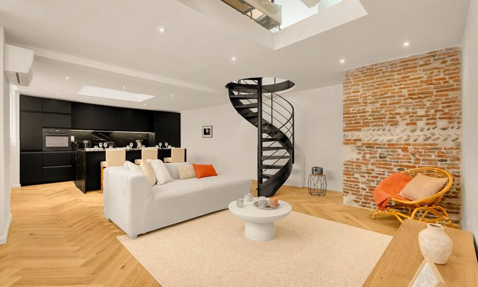 Patte d'Oie Apartment | Nero Marquina - Climatisé, proche métro