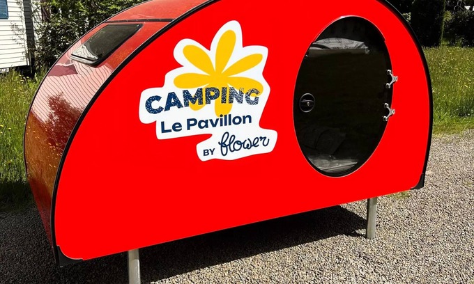 Les Achards Cabin | NEU/Gemütliches Mobil Atypisches m² (1 Schlafzimmer - 2 Personen) (ohne Sanitäranlagen) + Markise + Stühle + Grill 2 Personen