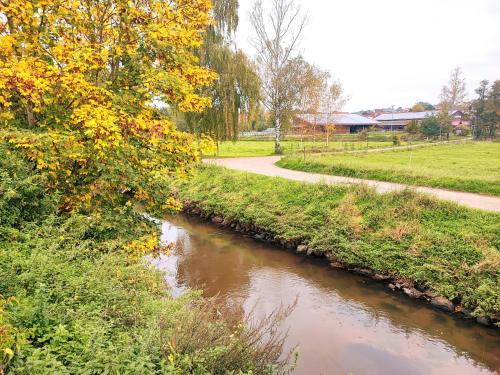 Katzweiler Apartment | Neue Pfälzerwald Fewo mit Garten am Fluss