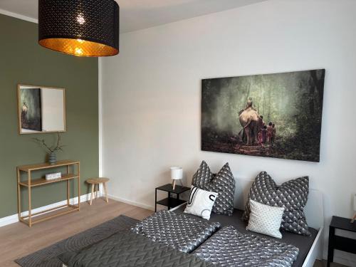 Gera Apartment | Neues Apartment mit 4 Schlafzimmern Balkon im ersten OG Bad und separatem WC im Zentrum von Gera