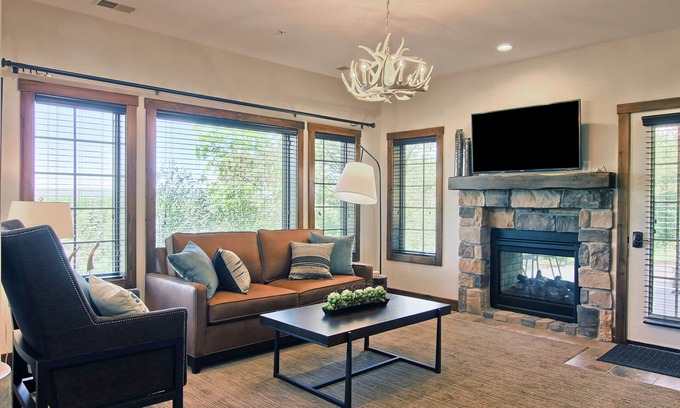 Boyne Falls Condo | New 2BR Ski In/Ski Out Creekside Condo | Complete Remodel | Private Hot Tub