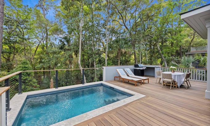 West Beach House | NEW 5BR West Beach Kiawah Listing with Spacious Screened Porch and Nature Views!