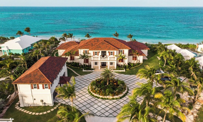 Governor's Harbour House | New 8000 SF Ultra-Luxury Beachfront Estate w/Htd P