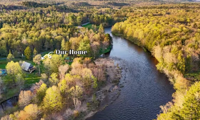 Cold Brook Cabin | New!Adirondack,Waterfront, firepit,hiking,fishing