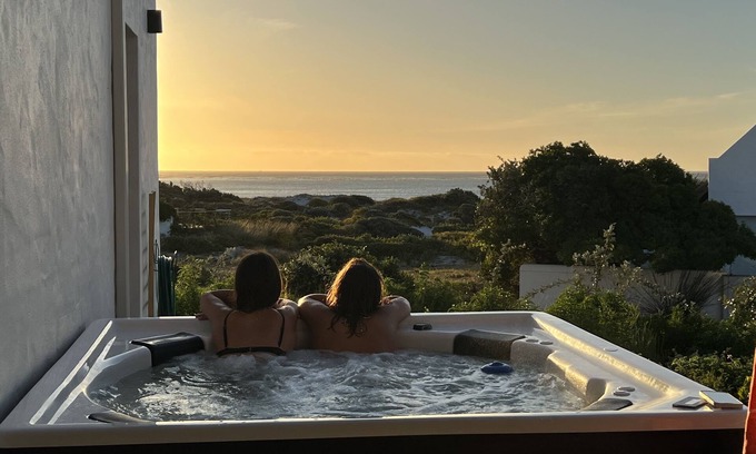Kommetjie House | New and gorgeous Beach House with Hot Tub steps from Long Beach's surf breaks