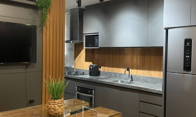 Vila Sao Jose Apartment | New apartment in the center, complete and minutes from the beaches!