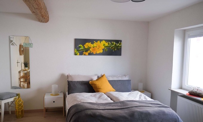 Albisheim Apartment | New apartment in the Zellertal (Palatinate), Albisheim, barrier-free, animals allowed.