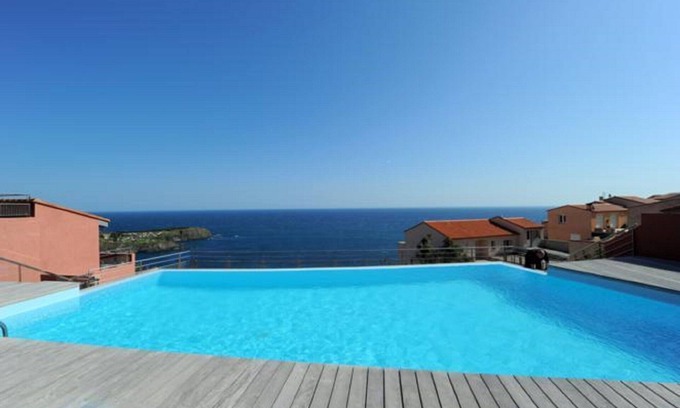 Cerbere Apartment | New apartment with splendid sea view and swimming pool
