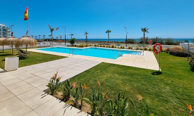 El Morche Apartment | NEW beachfront apartment with huge balcony in Torrox Costa