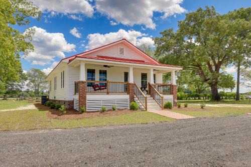 New Bern House | New Bern Vacation Rental on Farm with Fire Pit!