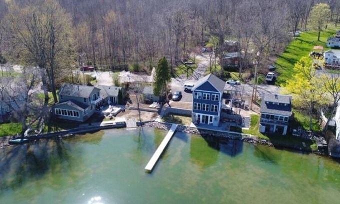 Geneseo House | New Build On Conesus Lake. Sleeps 6. Designed For Entertaining.