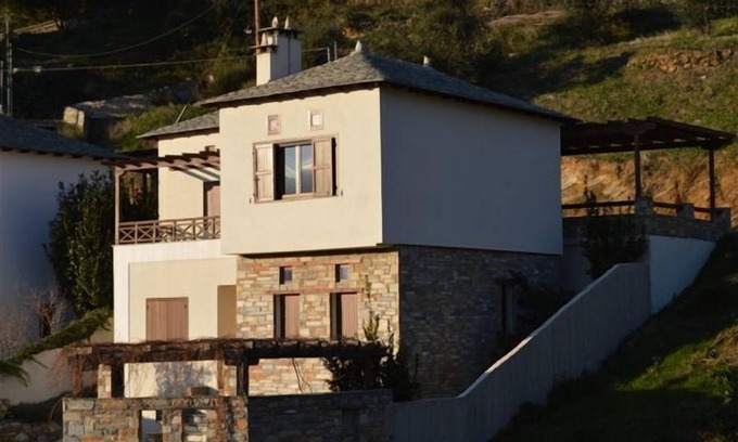 Agios Vlassios House | New Built Traditional Stone House With Breathtaking View Of The Sea