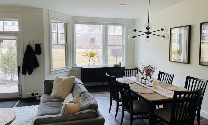 Warren Condo | NEW CONSTRUCTION, modern mountainside condo, steps from the slopes at Sugarbush!