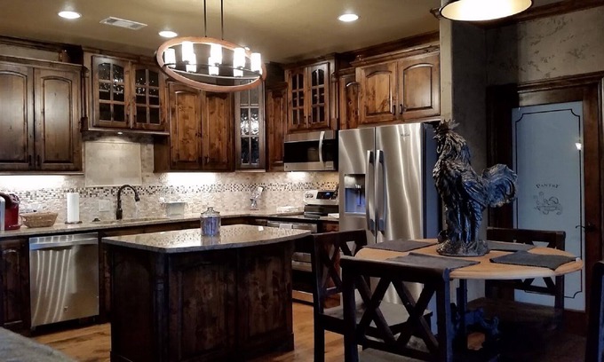 Haslet Apartment | New, Cozy, Barndominium with Pool and Yard.