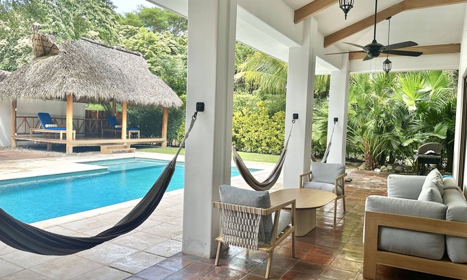 Playa Colorado Villa | New Deluxe Villa With Pool And Bar Steps Away from the surf at Playa Colorados