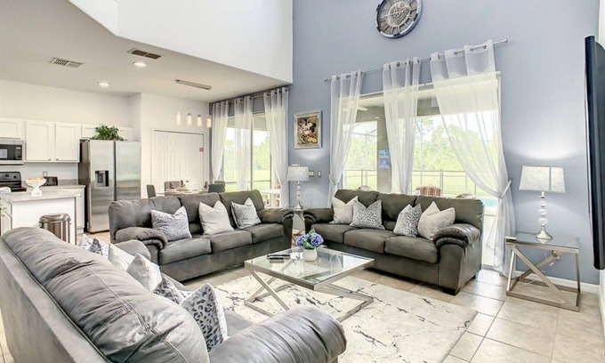 West Kissimmee Villa | NEW! Elegant Emerald Island Getaway – Pool, Spa & Games Close to Disney!