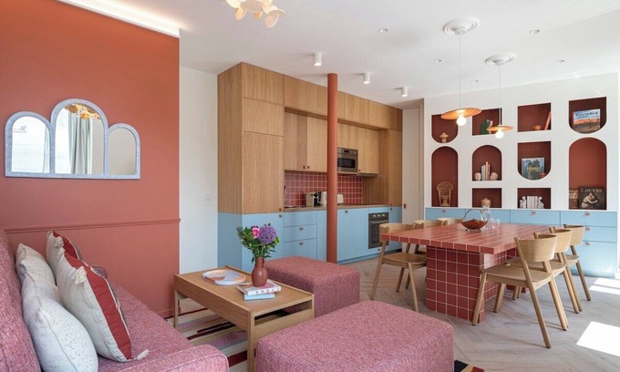 Malakoff Apartment | New Flat Terracotta Style - Greater Paris district